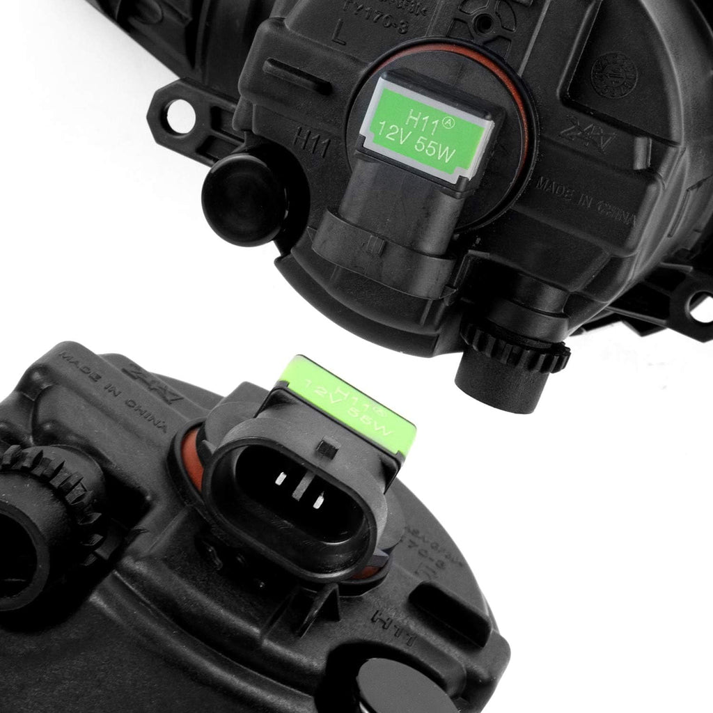 Black Bezel Fog Light Kits Pack of 2 L519