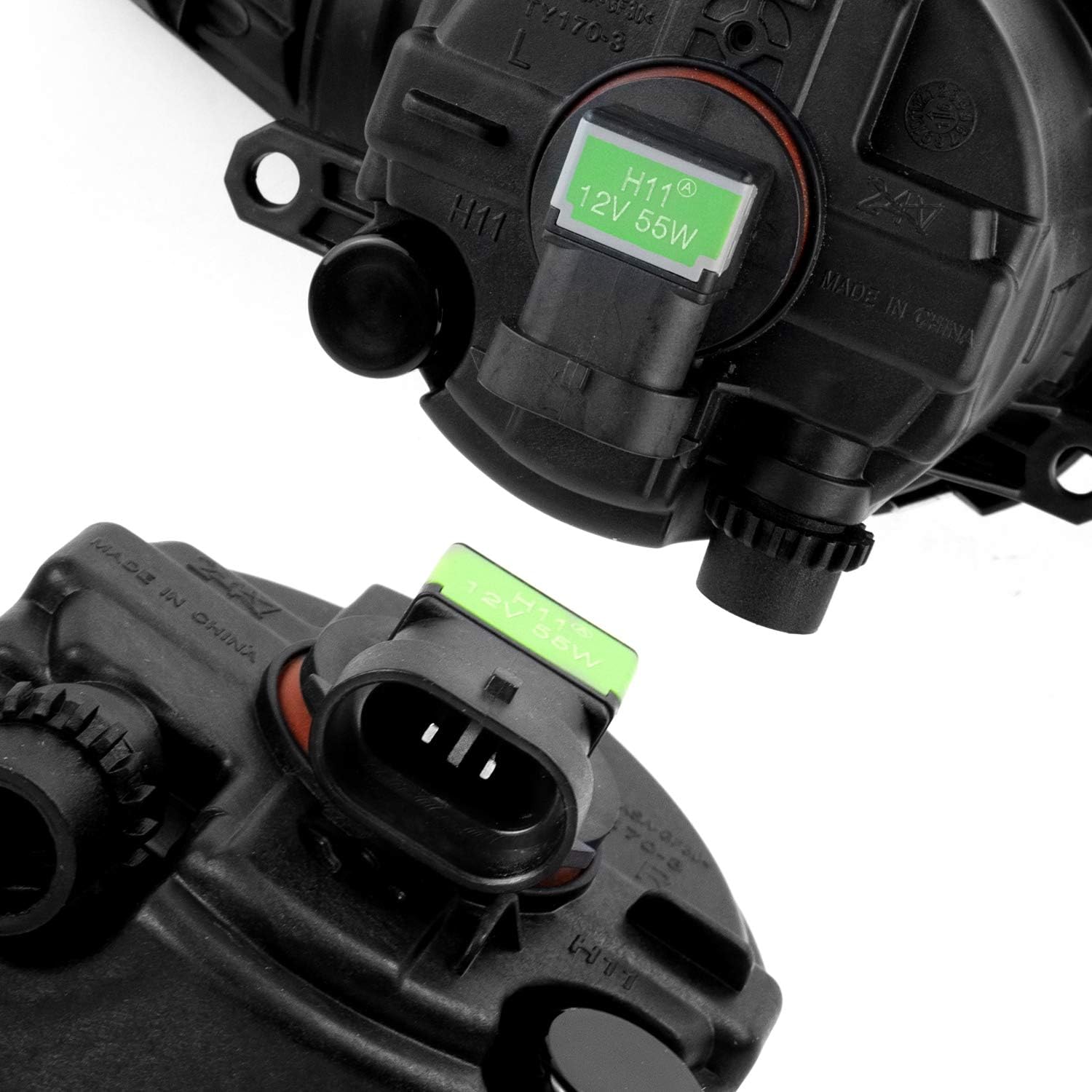 Black Bezel Fog Light Kits Pack of 2 L519
