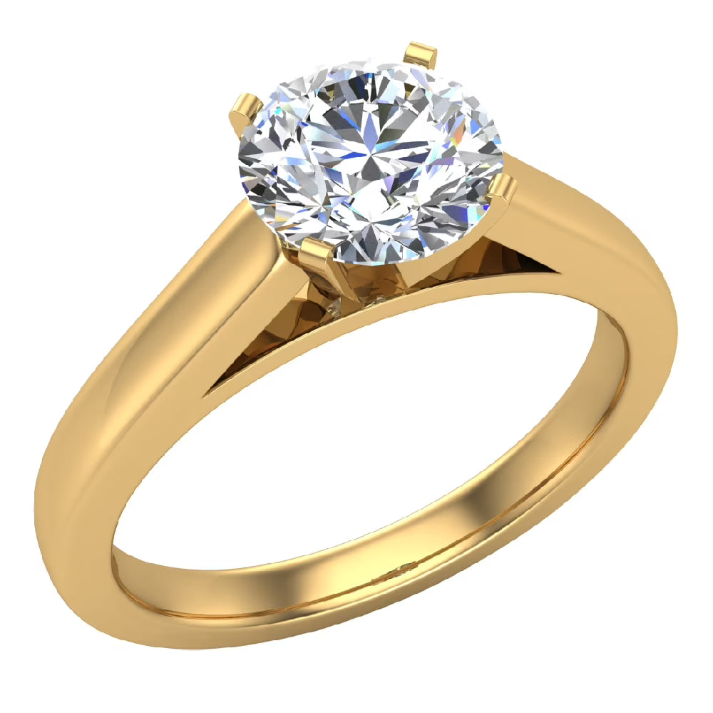 14K Gold 0.75 Carat Diamond Engagement Ring E927