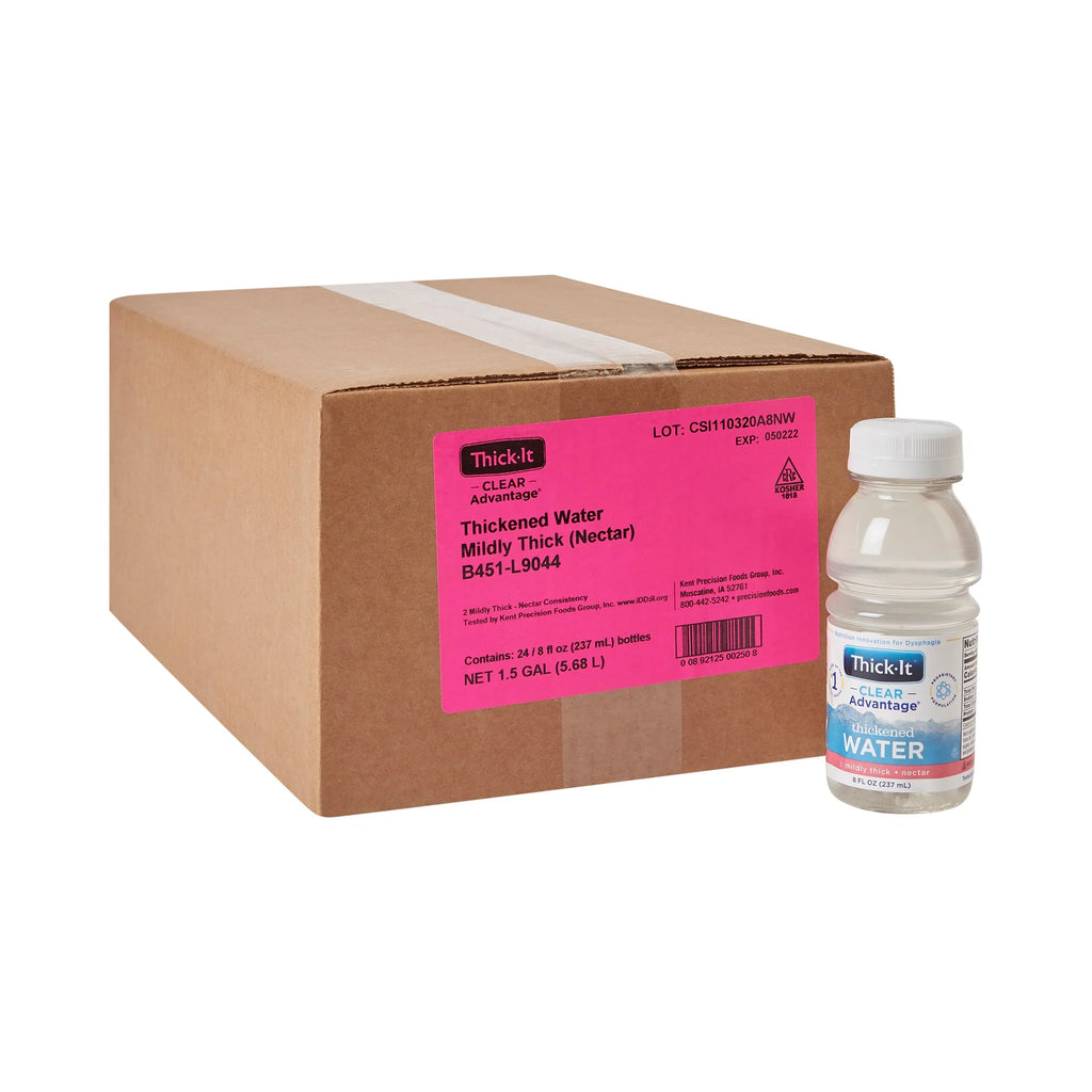 Unflavored Thickened Water 8 oz Bottle 24 Ct B4888