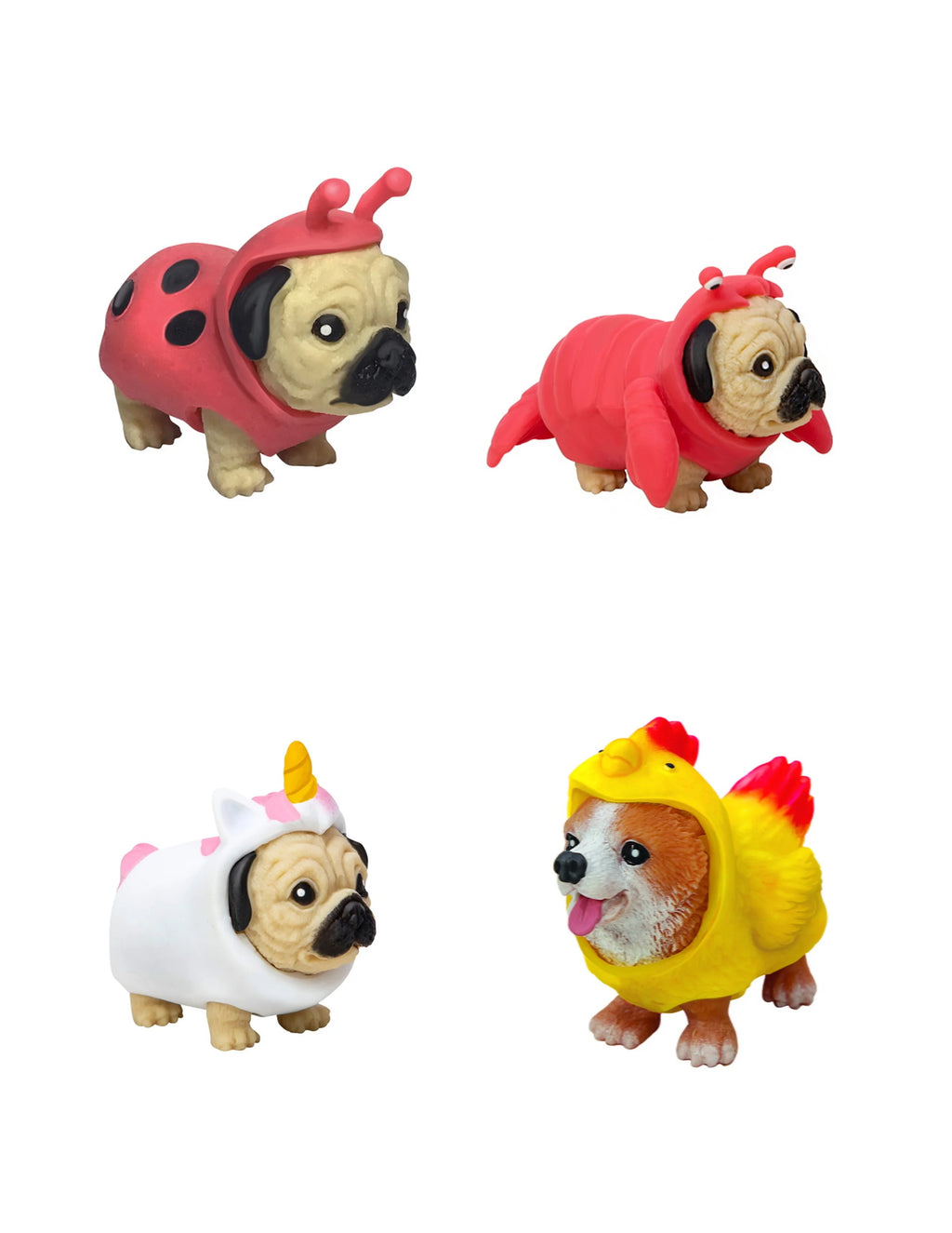 Multicolor Party Puppies Novelty Gag Toys E48258