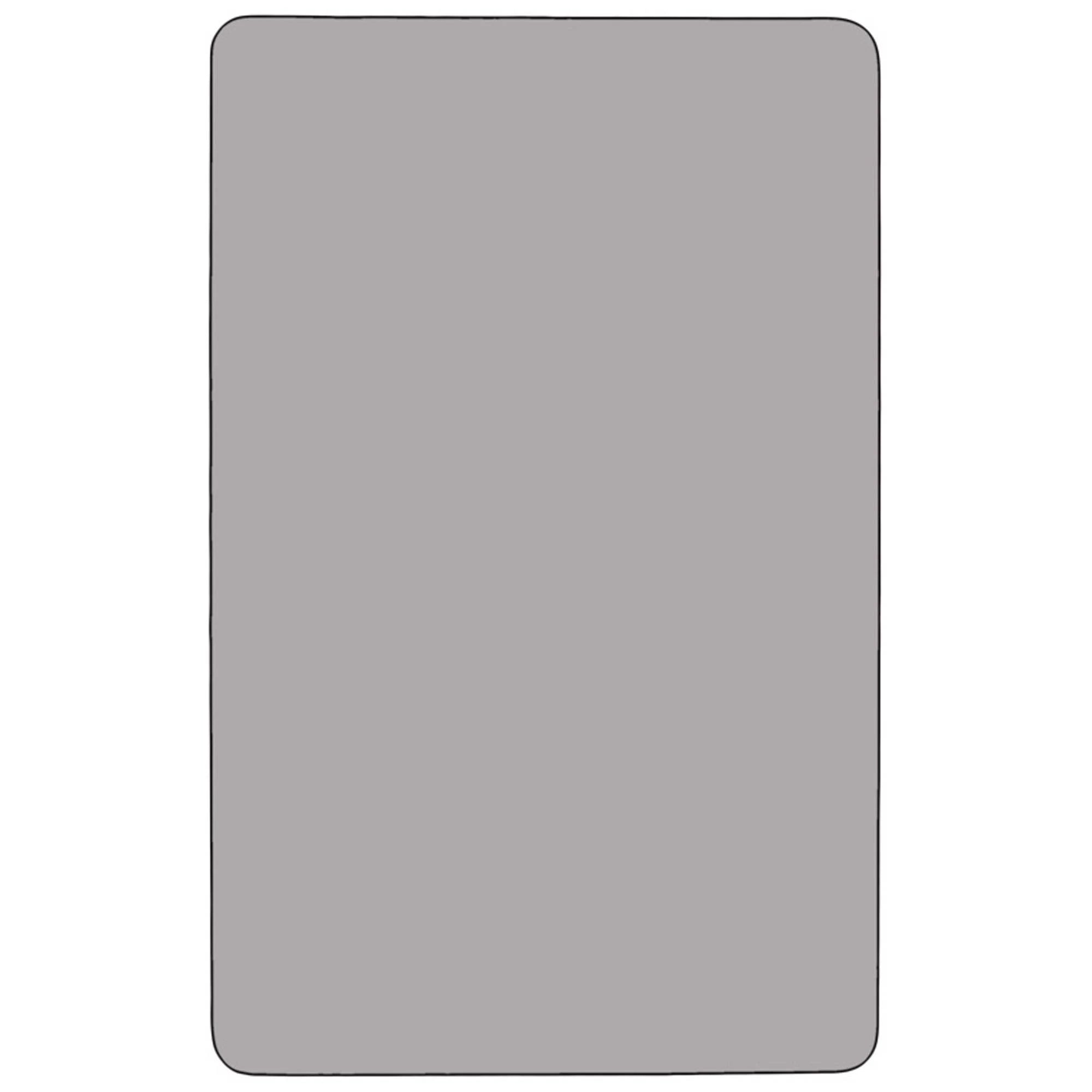 36 W x 72 L Rectangular Grey Thermal Laminate Activity Table F3291