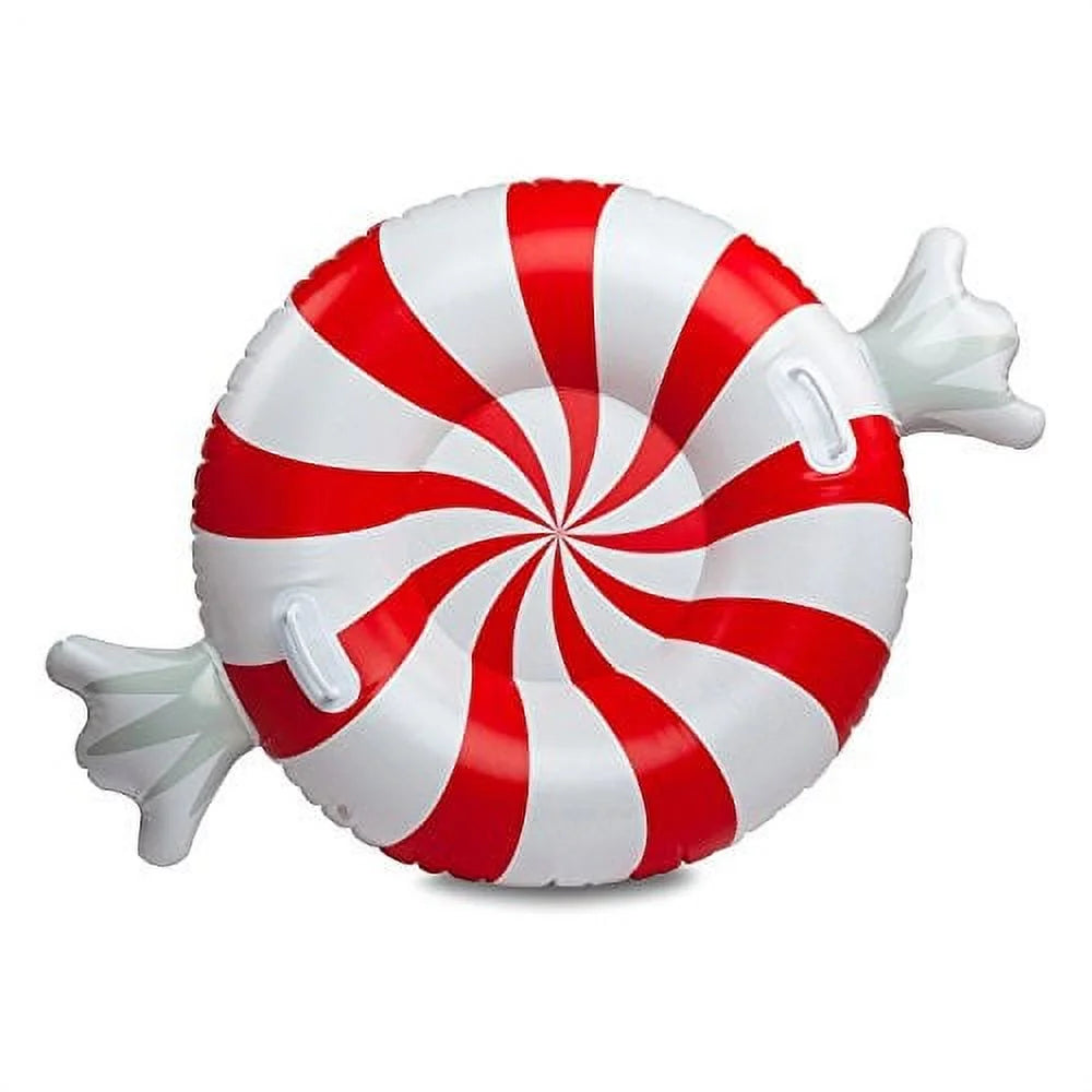 Inflatable Snow Tube with Easy Grip Handles, Durable Vinyl I632502