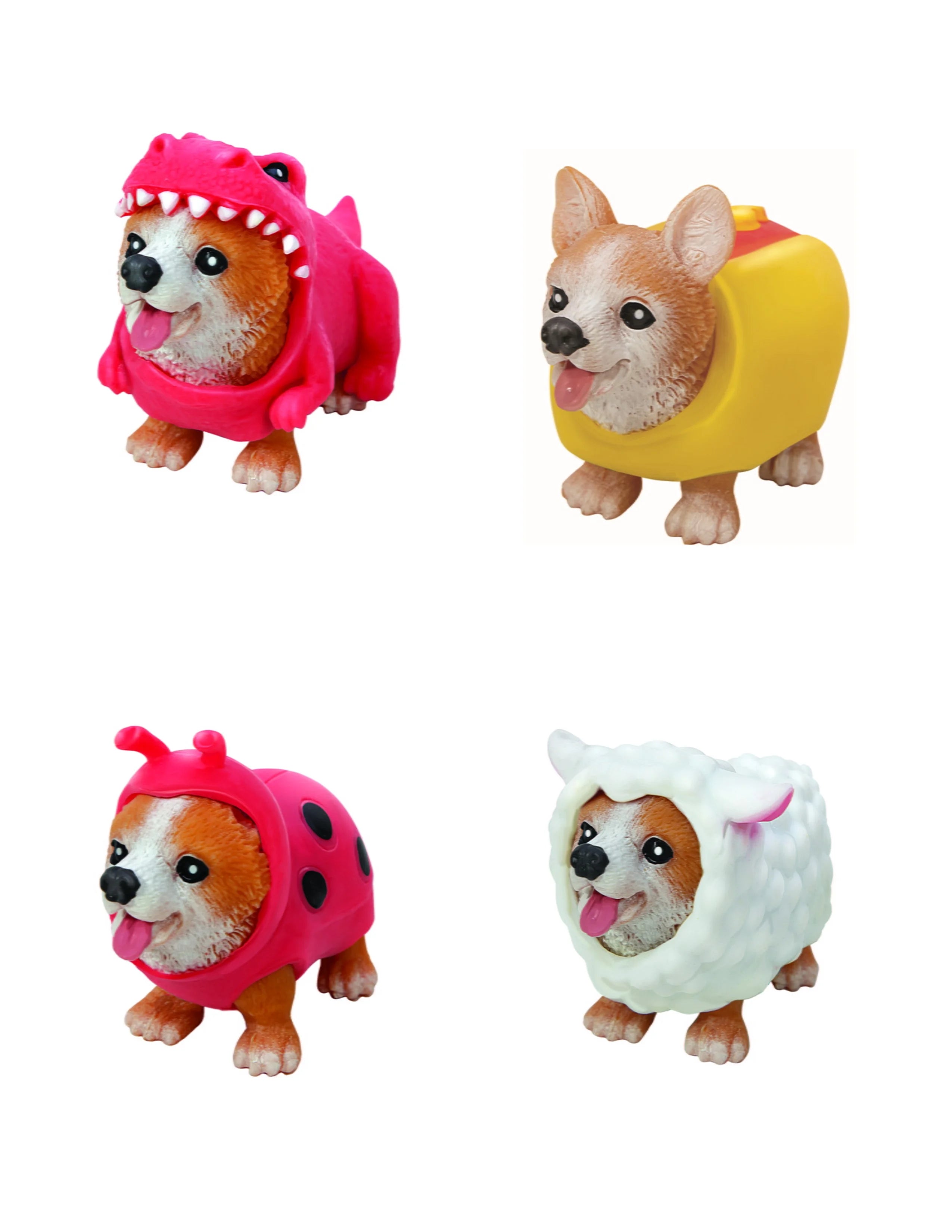 Multicolor Party Puppies Novelty Gag Toys E48258