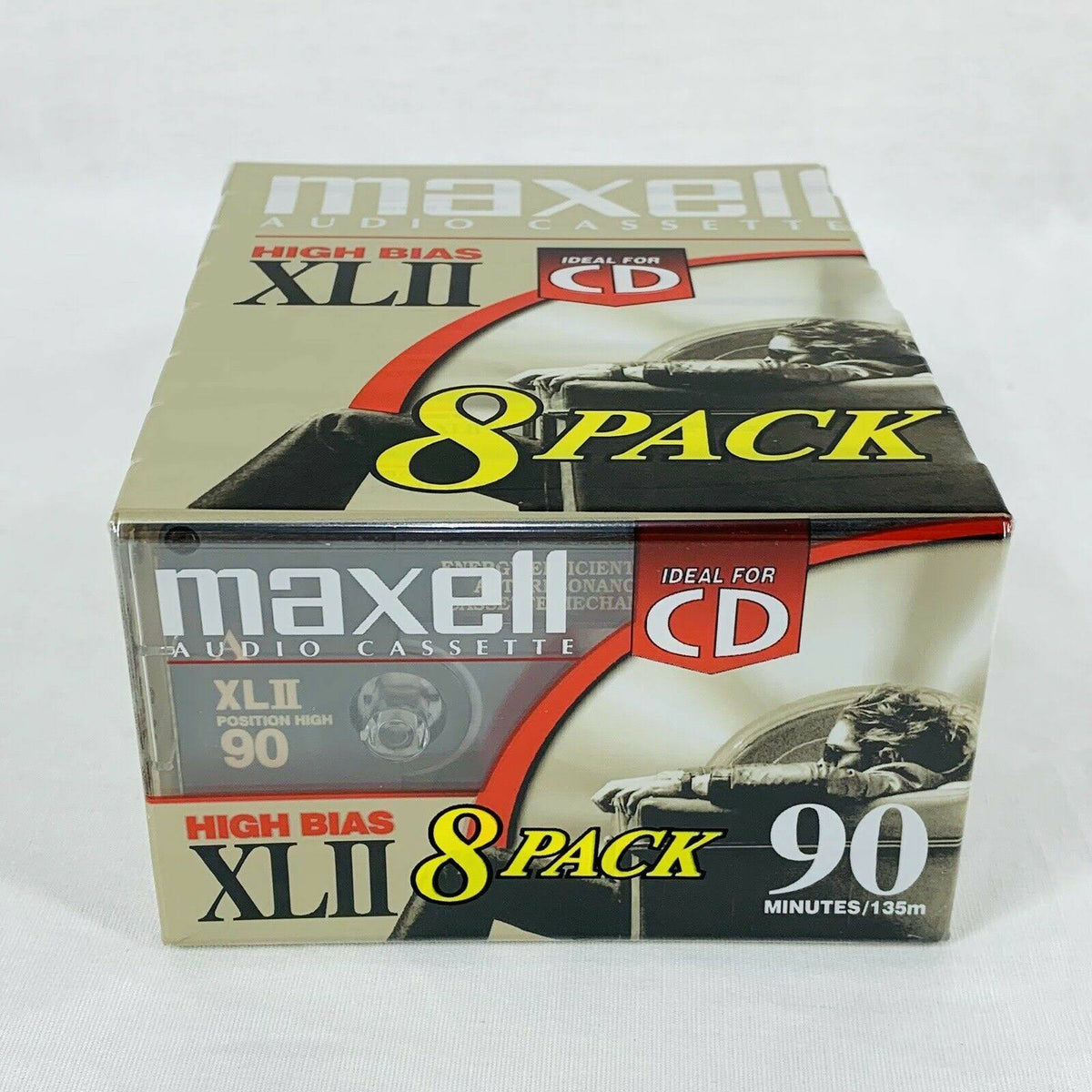 90 Minute High Bias Audio Cassettes 8 Pack L726406