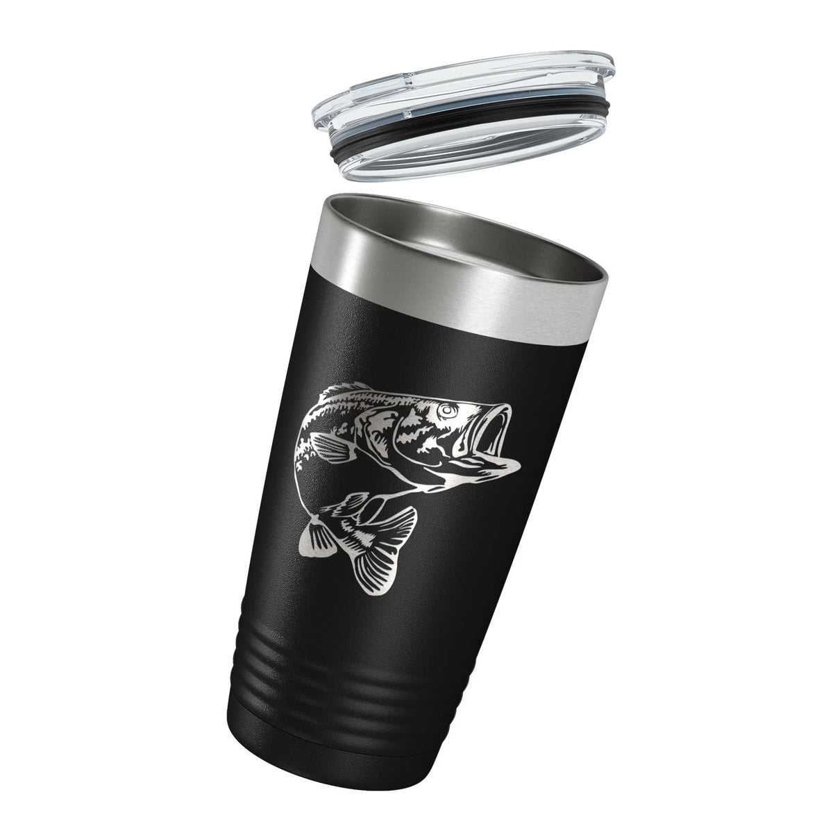20 oz Insulated Black Travel Mug J555