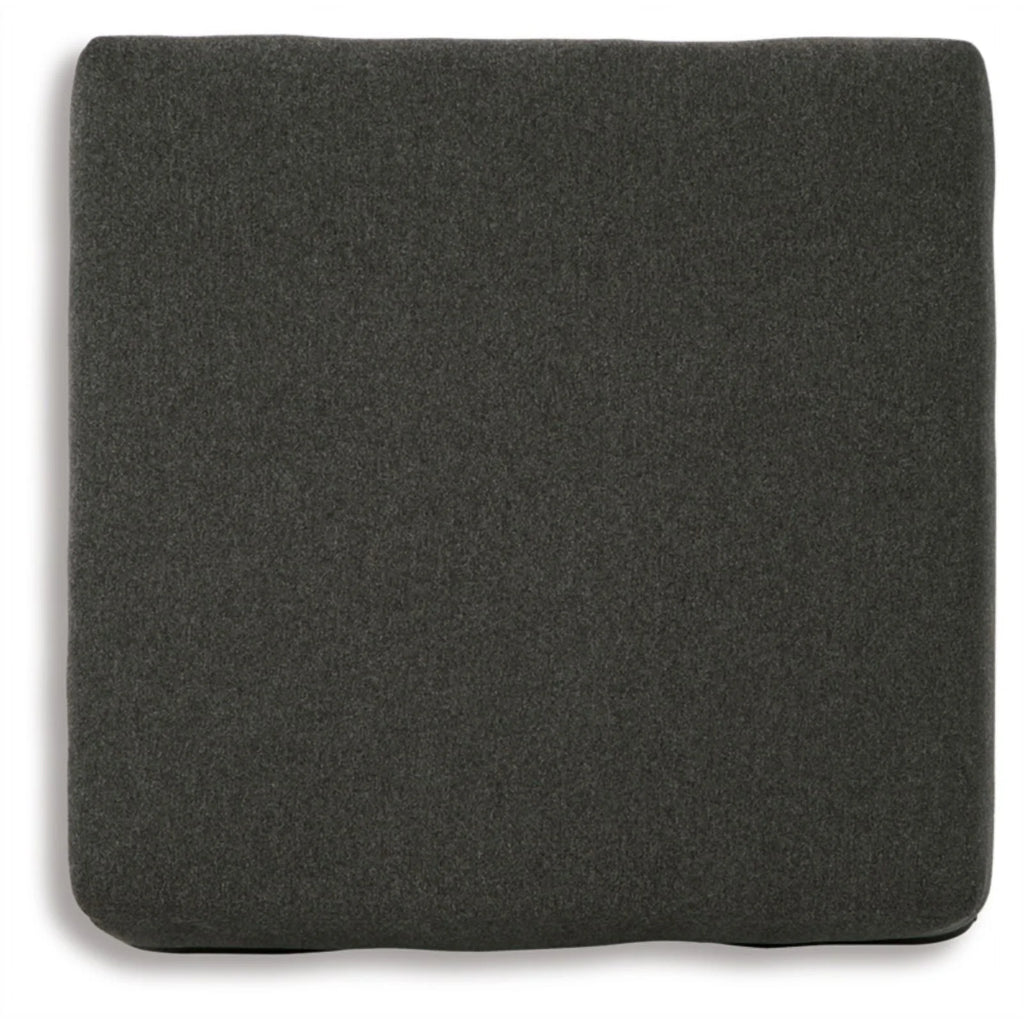 Gray Fabric Oversized Accent Ottoman N2194