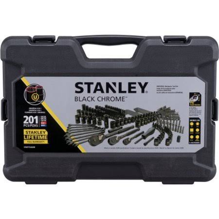 201pc Black Chrome Mechanic Tool Set Z145