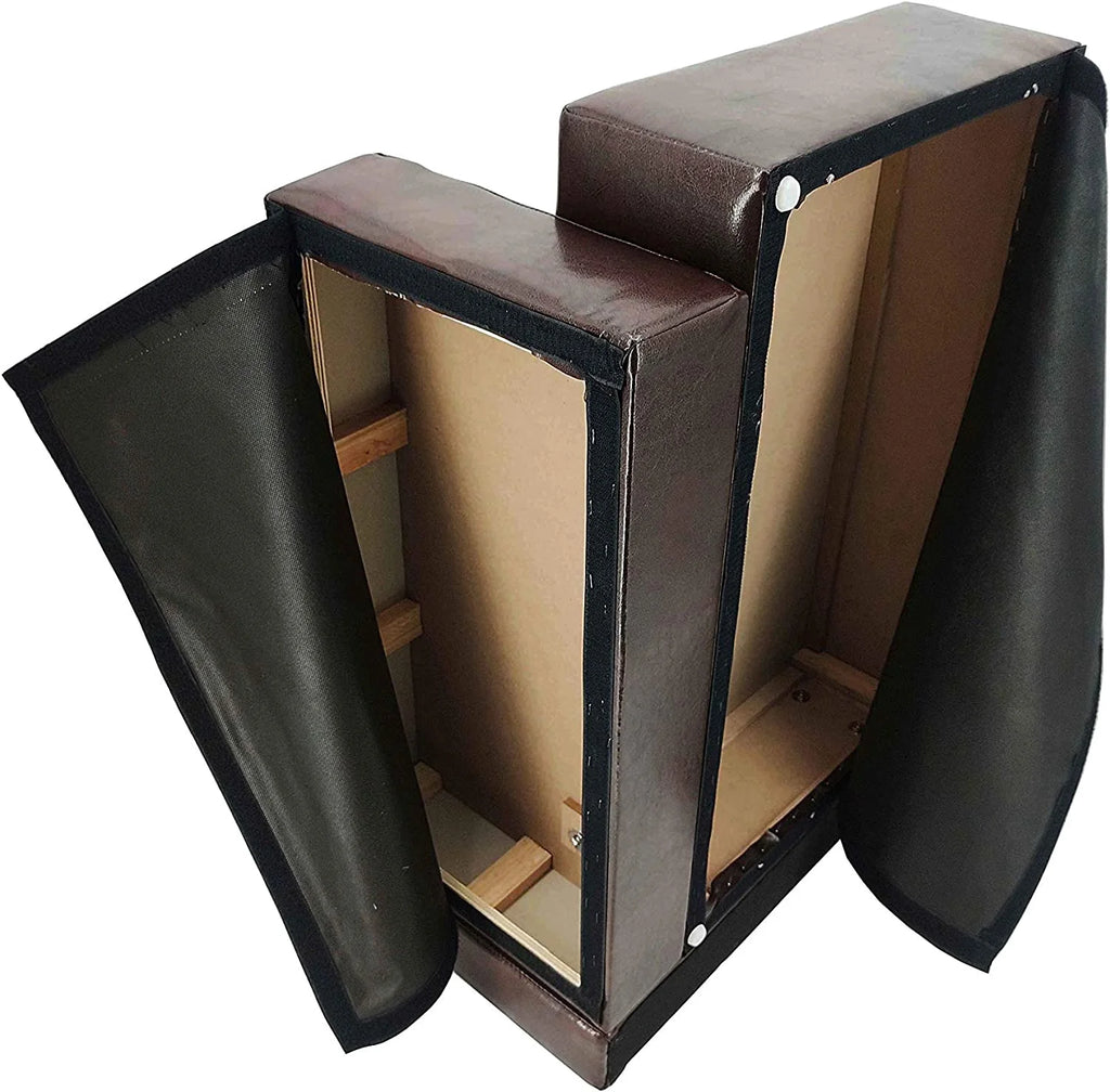 Brown Synthetic Leather Dog Sofa Bed R660900