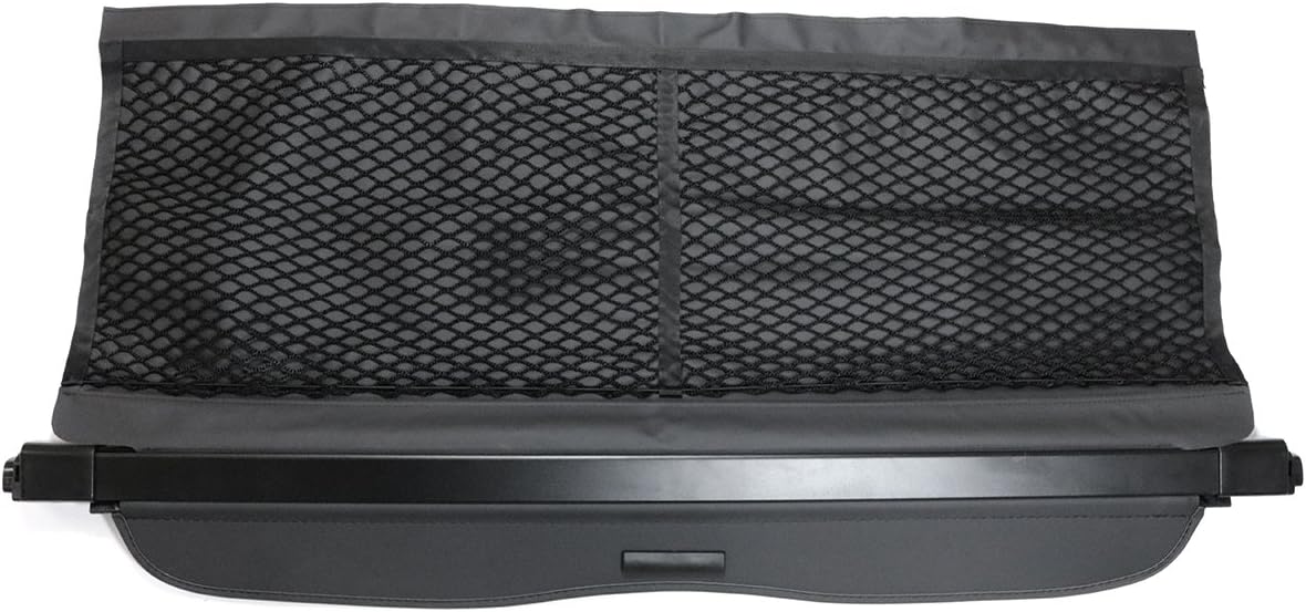 Black Retractable Cargo Cover W8257