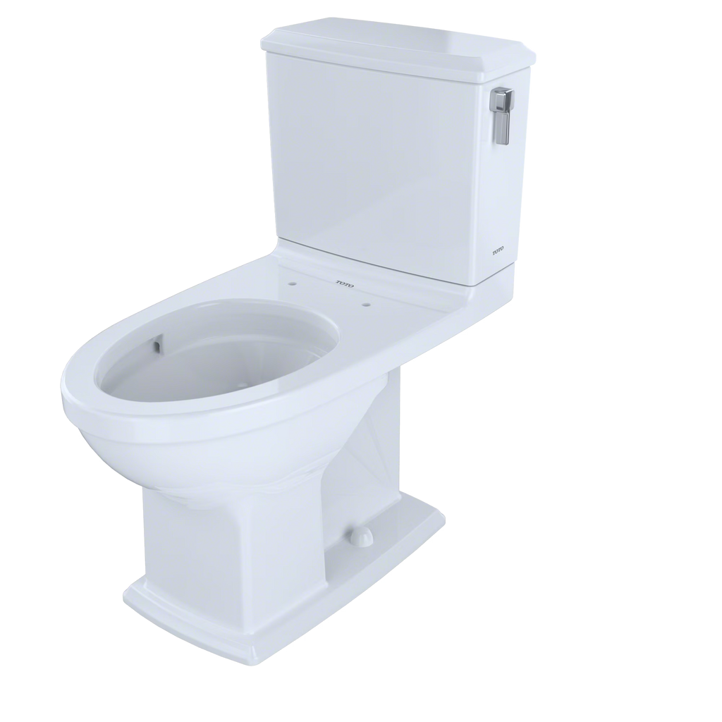 Colonial White Two-Piece Elongated Universal Height Toilet H9109