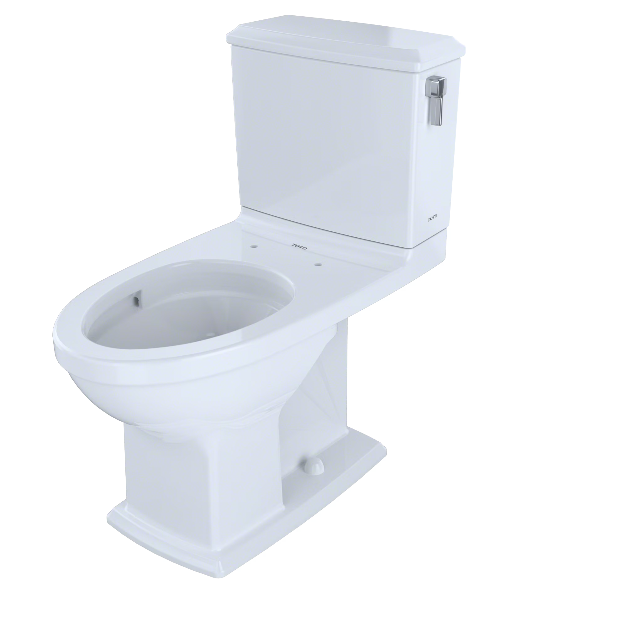 Colonial White Two-Piece Elongated Universal Height Toilet H9109