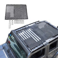 Black Sun Shade Bikini Top for Jeep Wrangler JL JLU 4-Door P658205
