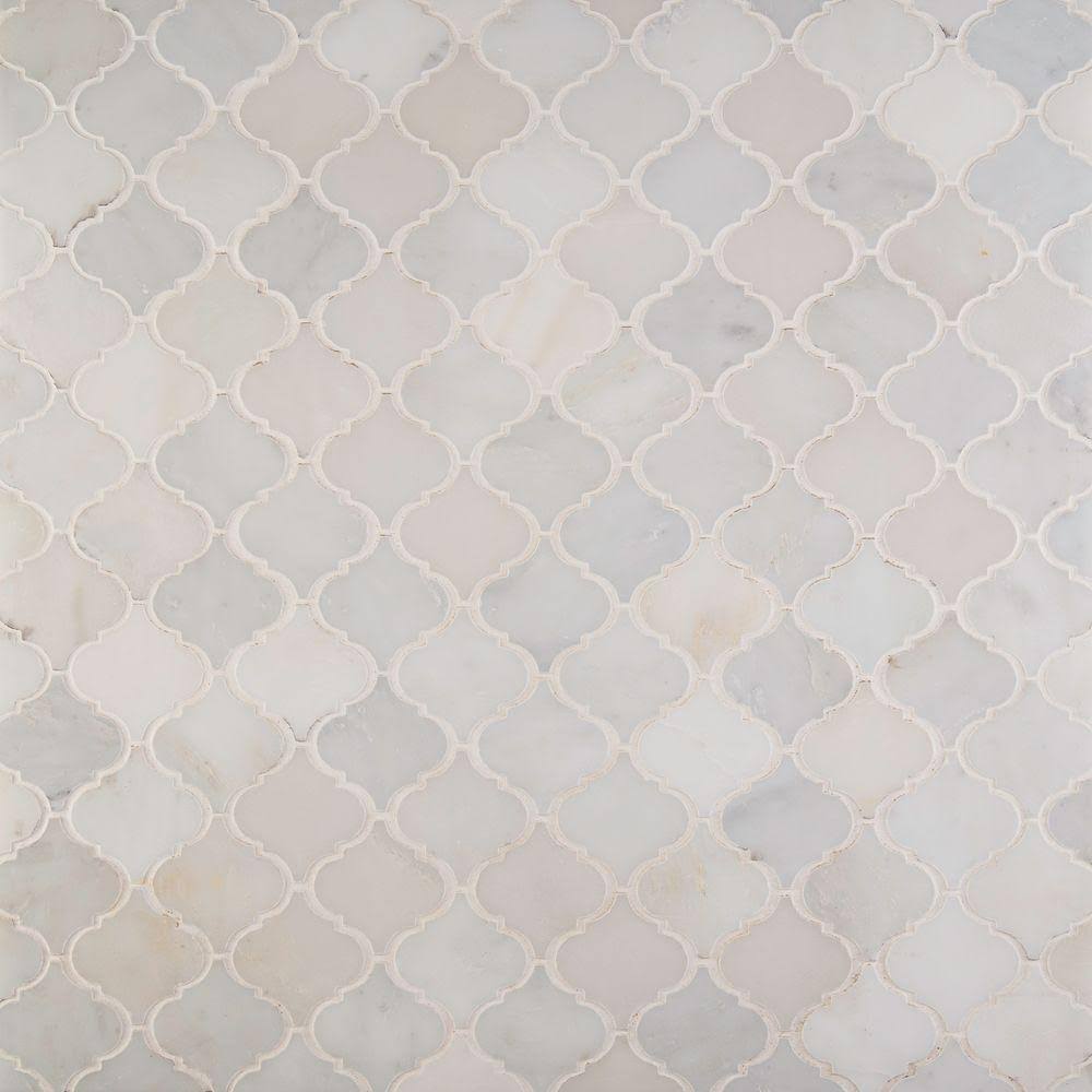 Polished Marble Mosaic Floor and Wall Tile (10 Sq. ft./Case) G3237