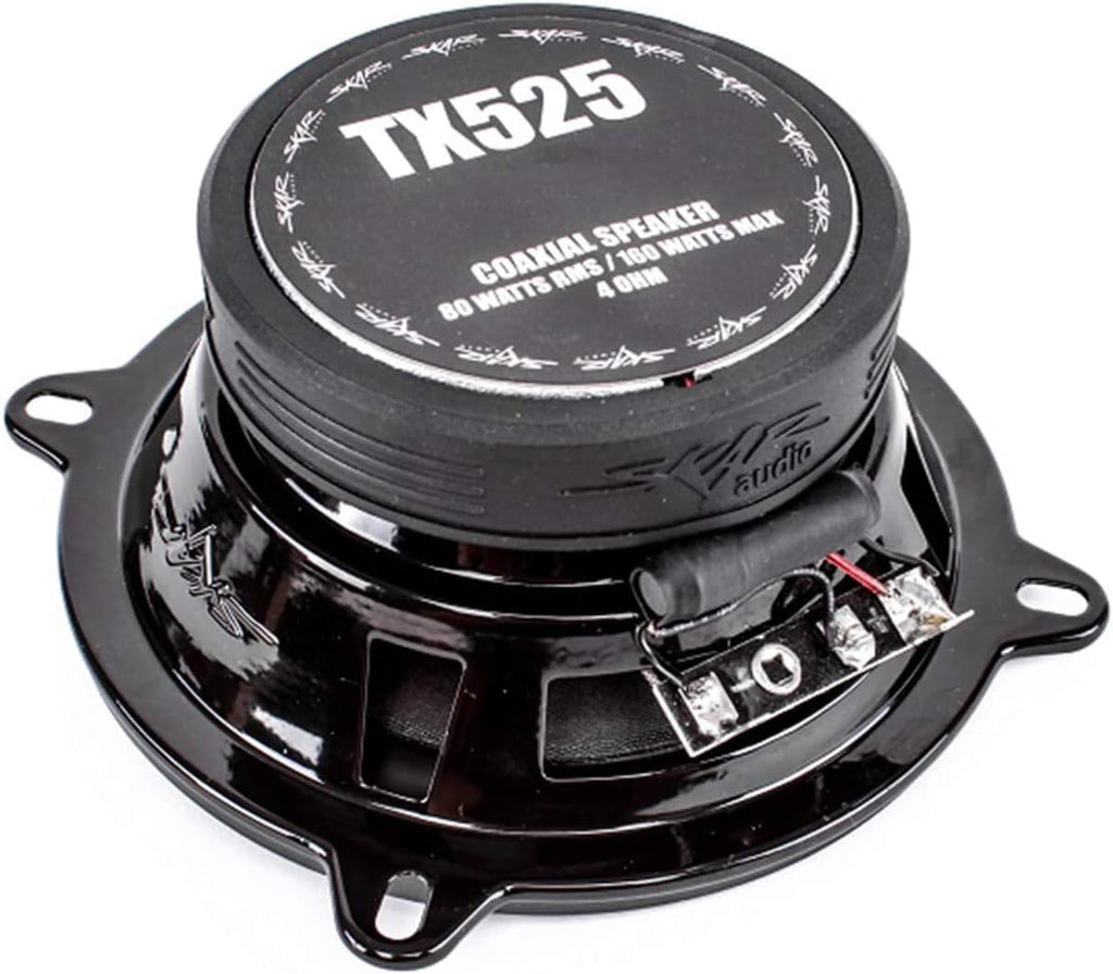 5.25" 160 Watt 2-Way Coaxial Car Speakers, Pair Q99534