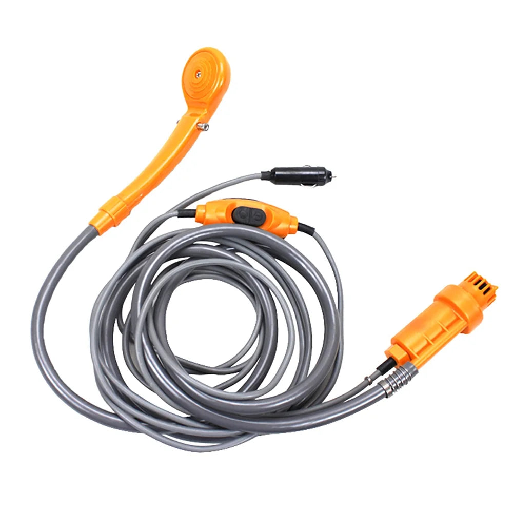 Folding Bucket Electric Camping Shower Kit P935