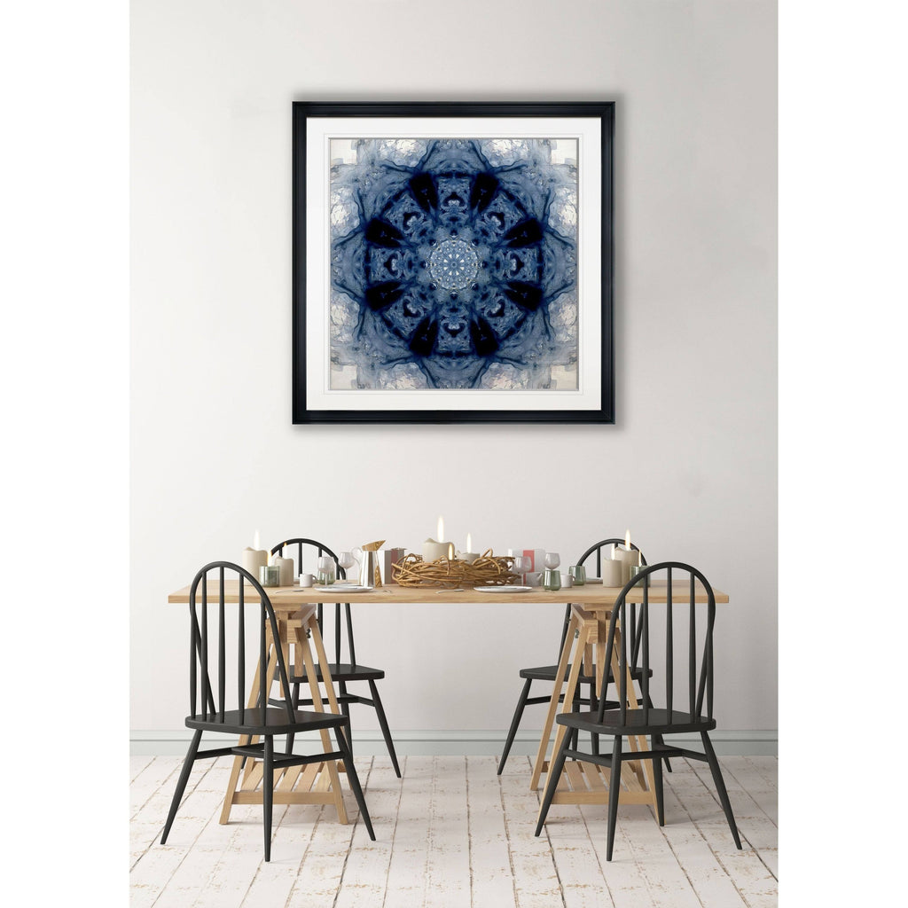 Indigo Framed Giclee Print 38x38 B52805