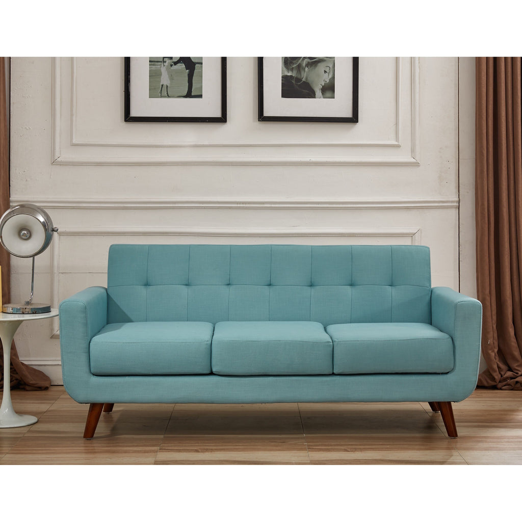 Linen Upholstered Tufted Sofa B100978