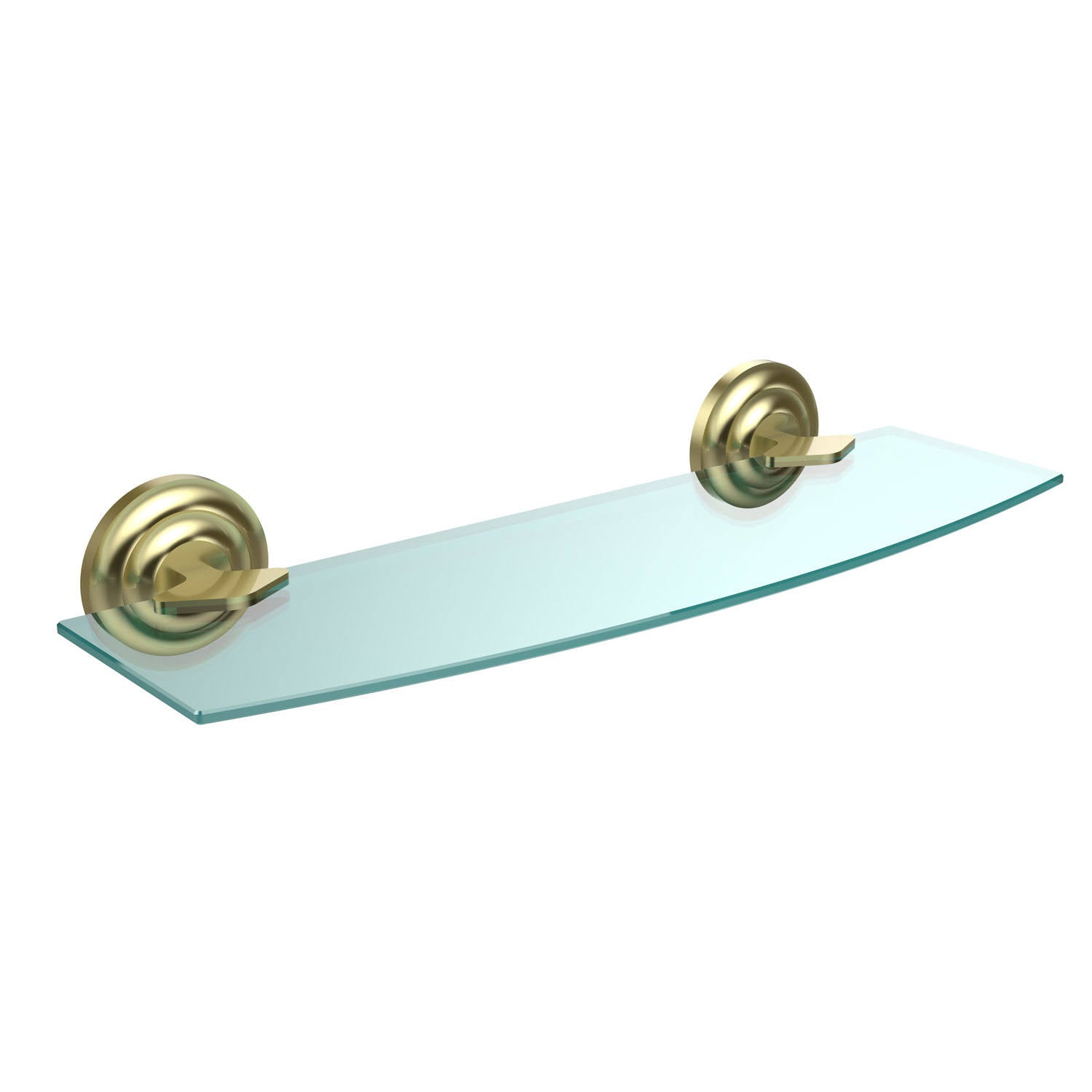 18x22 Glass Shelf Satin Brass U18981