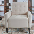 Cream Beige Tufted Armchair B145