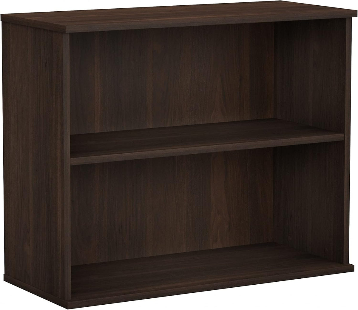 Black Walnut 2 Shelf Bookcase V765