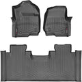 Black Custom Fit FloorLiner for Ford Super Duty SuperCab 1st & 2nd Row Q8482