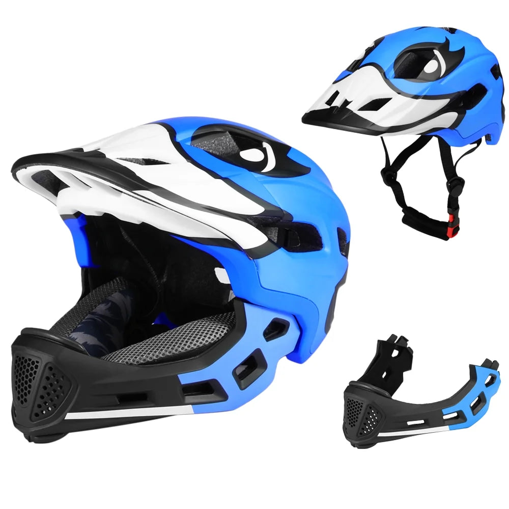Kids Detachable Full Face Sports Safety Helmet L813