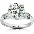 14K White Gold Moissanite Engagement Ring O347828
