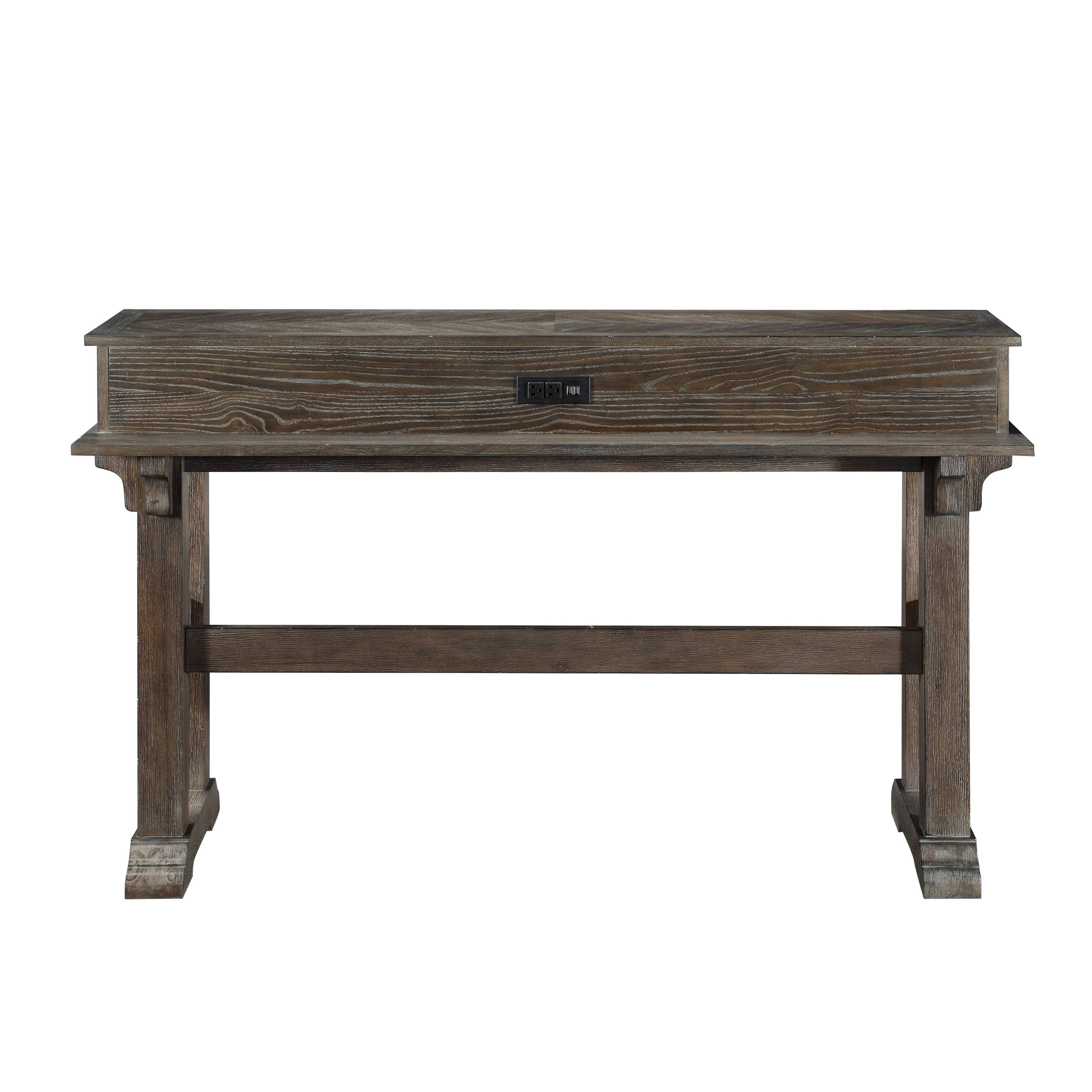 Driftwood Brown Console Bar Table T1003