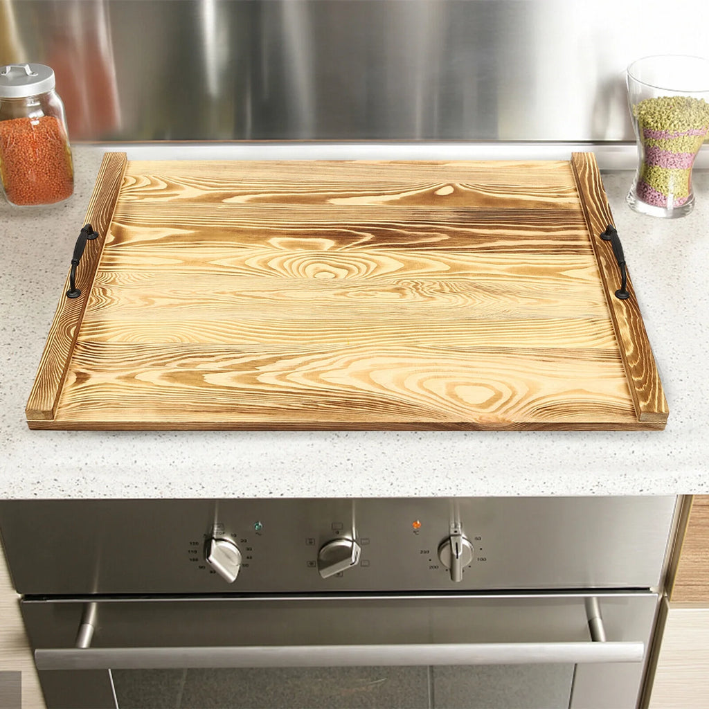 Pine Wood Stove Top Cover T57119