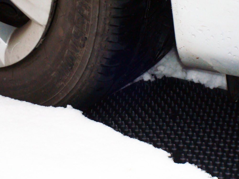 Black 2 Pack Portable Tire Traction Mats G3362