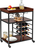 Rustic Brown Kitchen Island Cart C865591