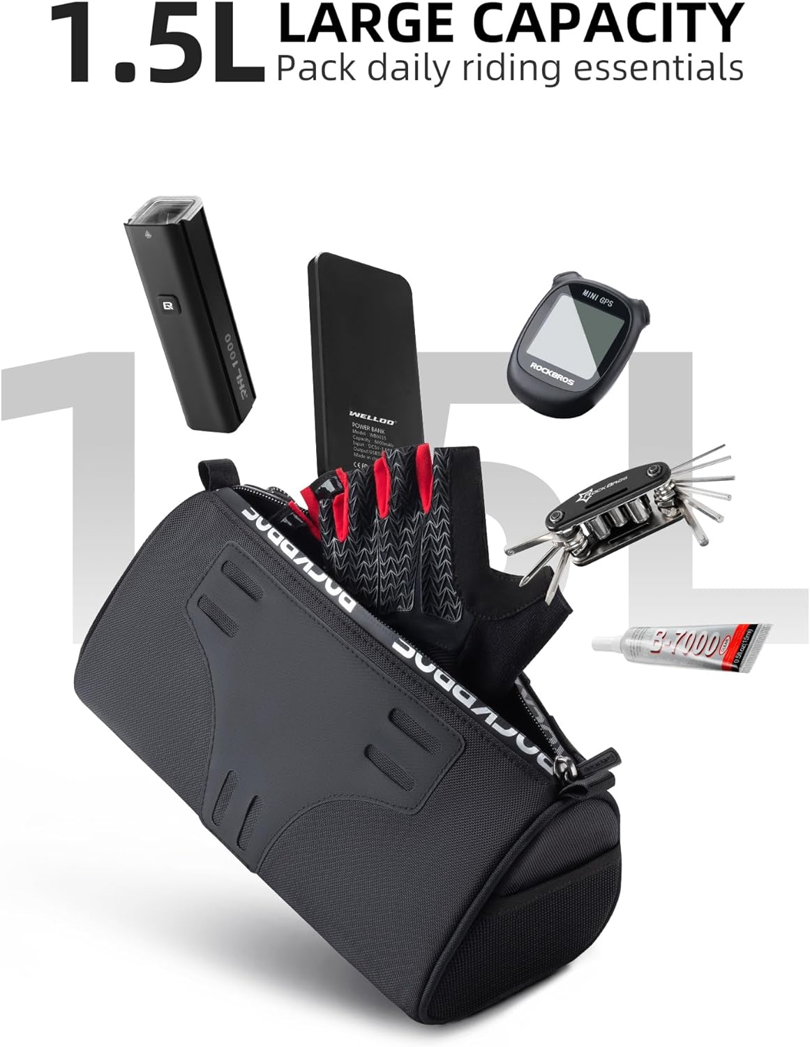 Bike Handlebar Bag with 1.5L Capacity L8136