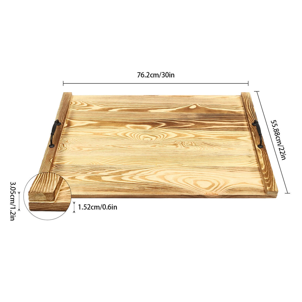 Pine Wood Stove Top Cover T57119