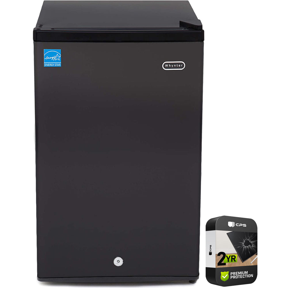 3.0 Cubic Feet Upright Freezer with Lock Black M575