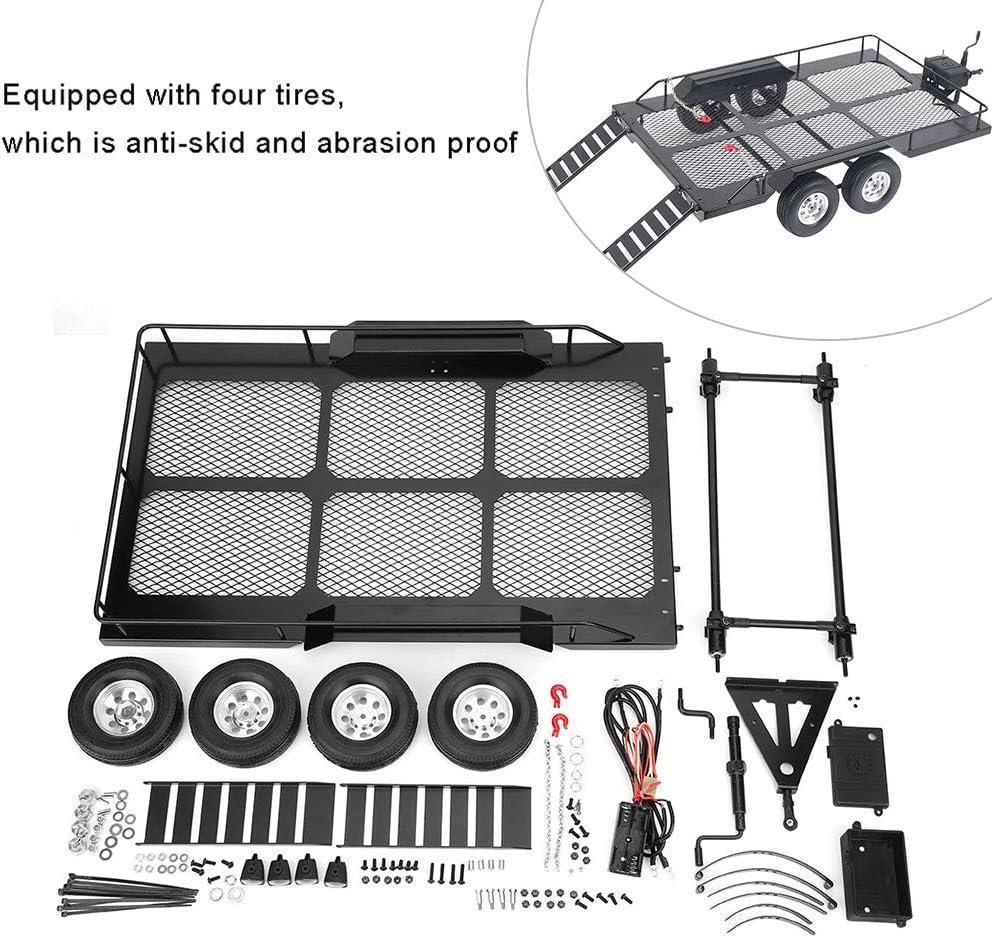 Metal RC Trailer Toy for 1/10 RC Car B5185