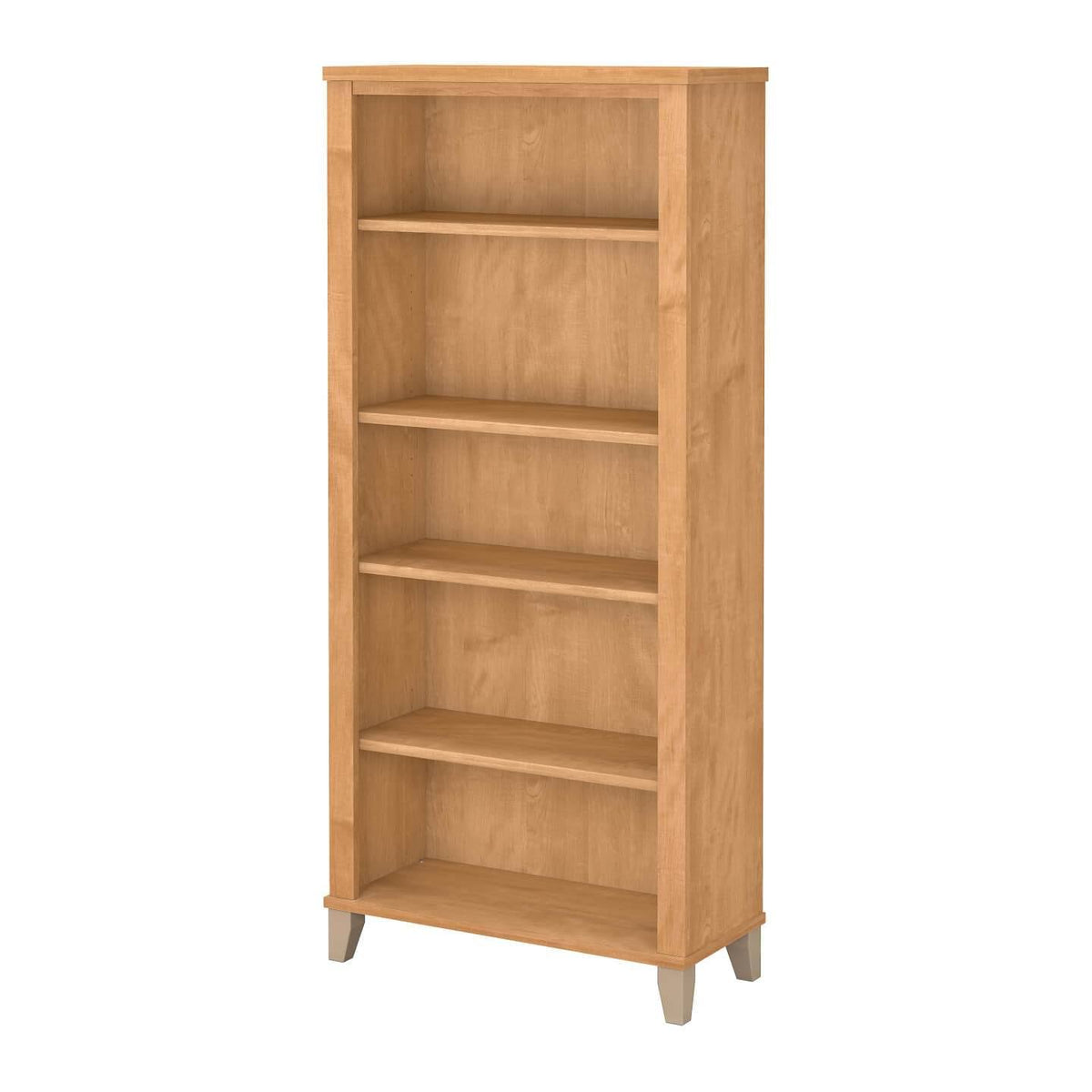 White 5 Shelf Bookcase K31428