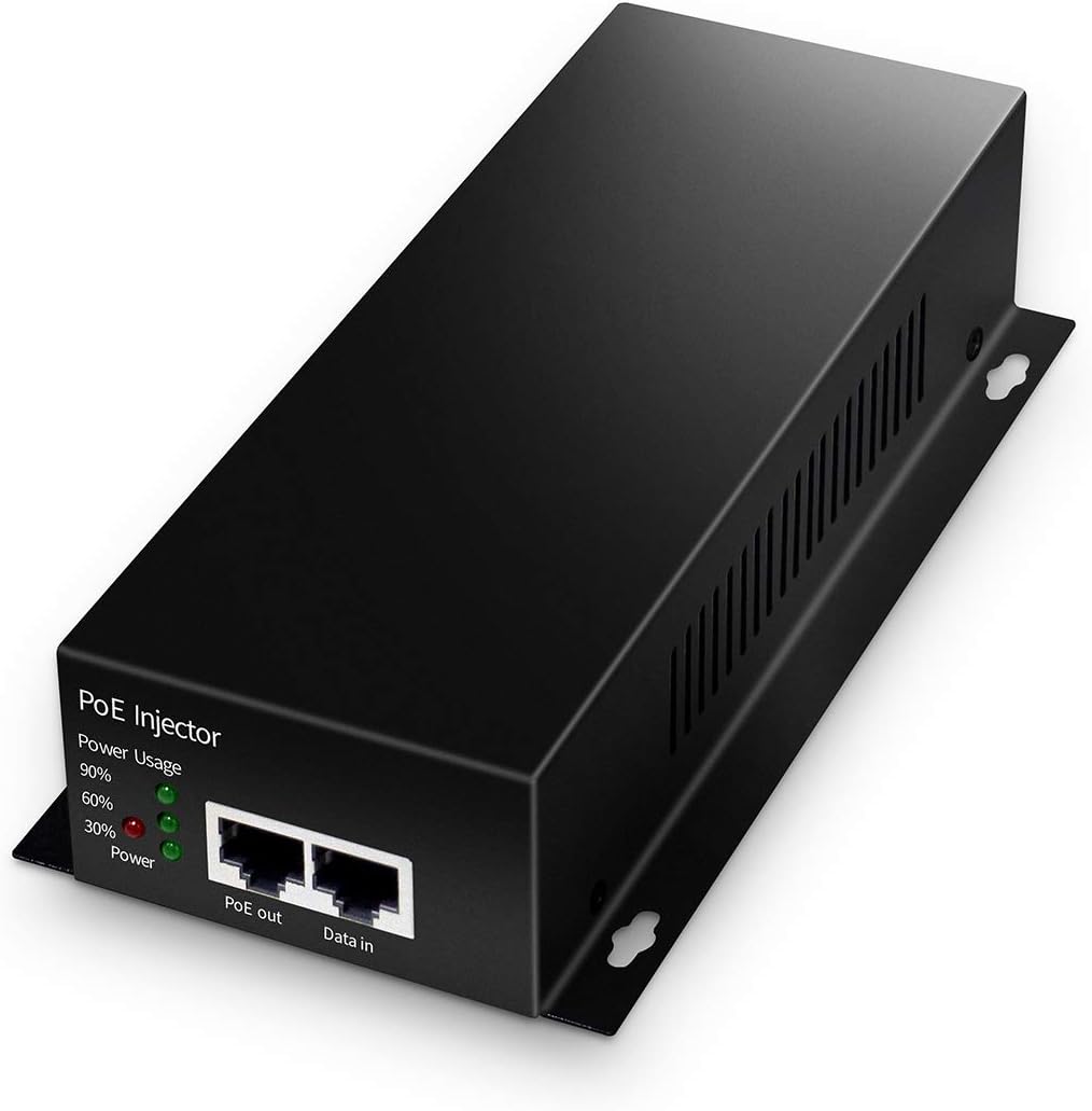 60W Gigabit PoE+ Injector Metal J967869