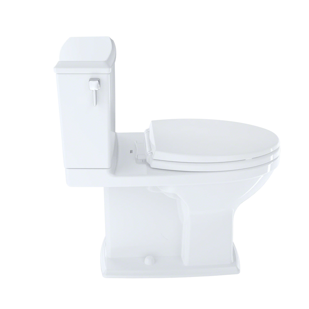 Colonial White Two-Piece Elongated Universal Height Toilet H9109