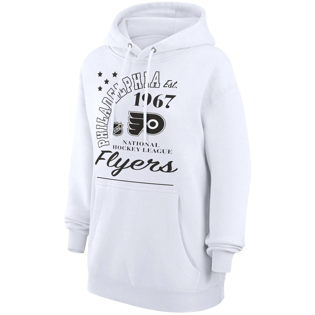 White Philadelphia Flyers Graphic Fleece Pullover Hoodie I708958