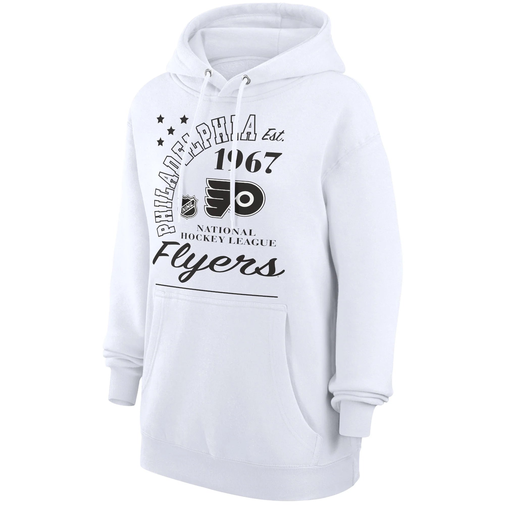 White Philadelphia Flyers Graphic Fleece Pullover Hoodie I708958