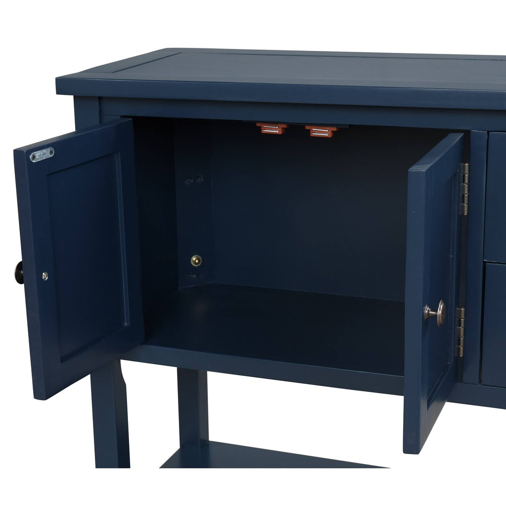 White Console Table with 2 Drawers O18078