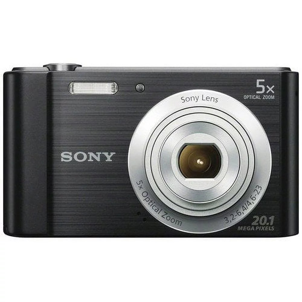 Black Digital Camera with 32GB Accessory Bundle Q410355