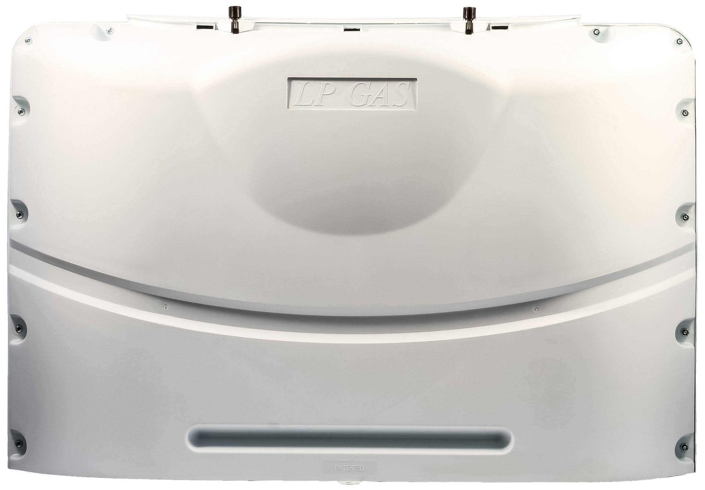 White Heavy-Duty Double Propane Tank Cover Y578