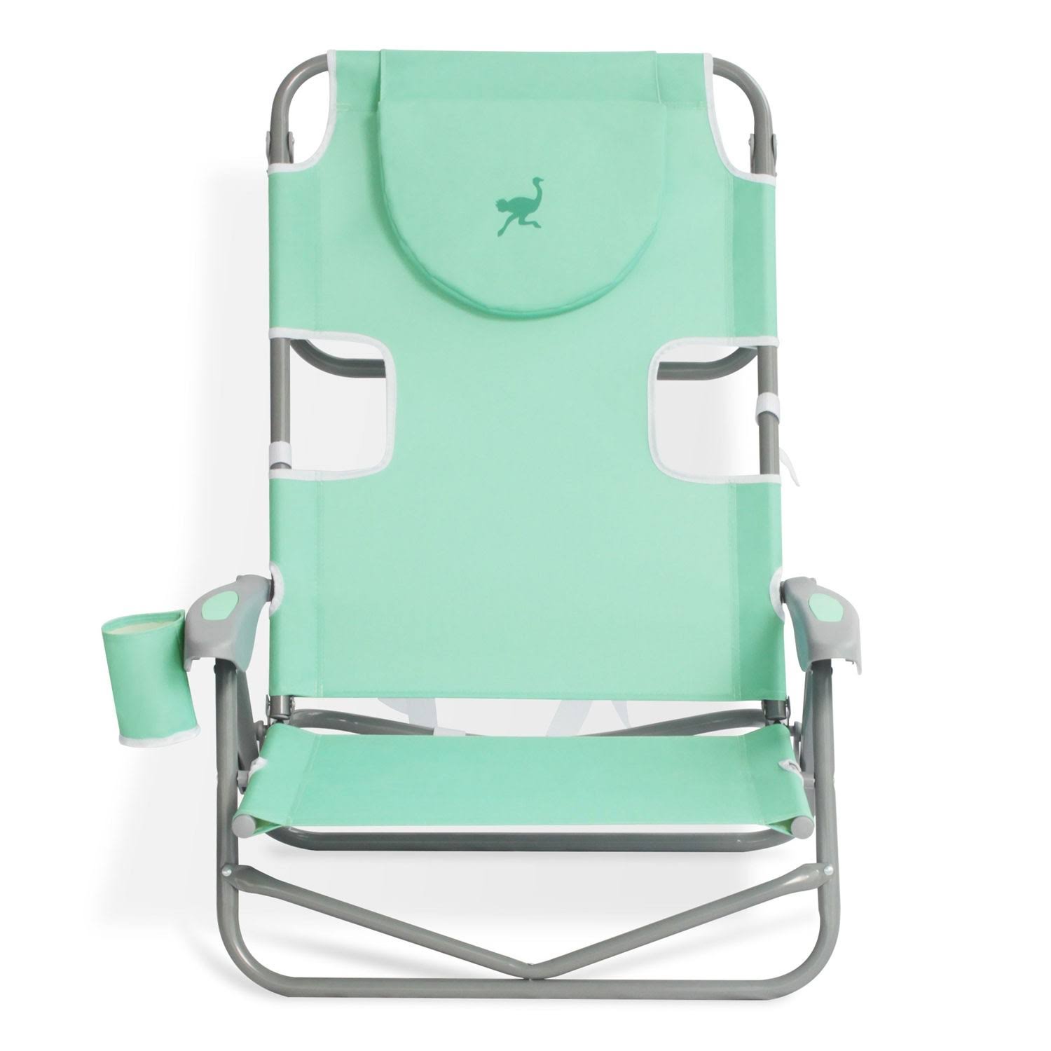 Teal Folding Reclining Outdoor Beach Camping Chair K45457