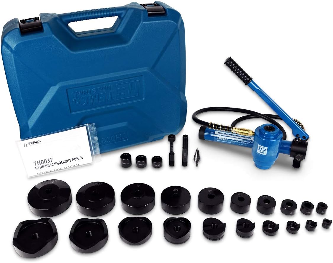 4 Hydraulic Knockout Punch Hole Cutter Set K5541