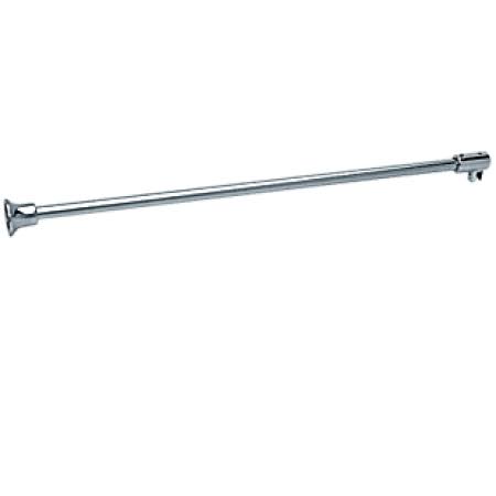 Chrome 51 inch Frameless Shower Door Fixed Panel Wall-to-Glass Support Bar R114675