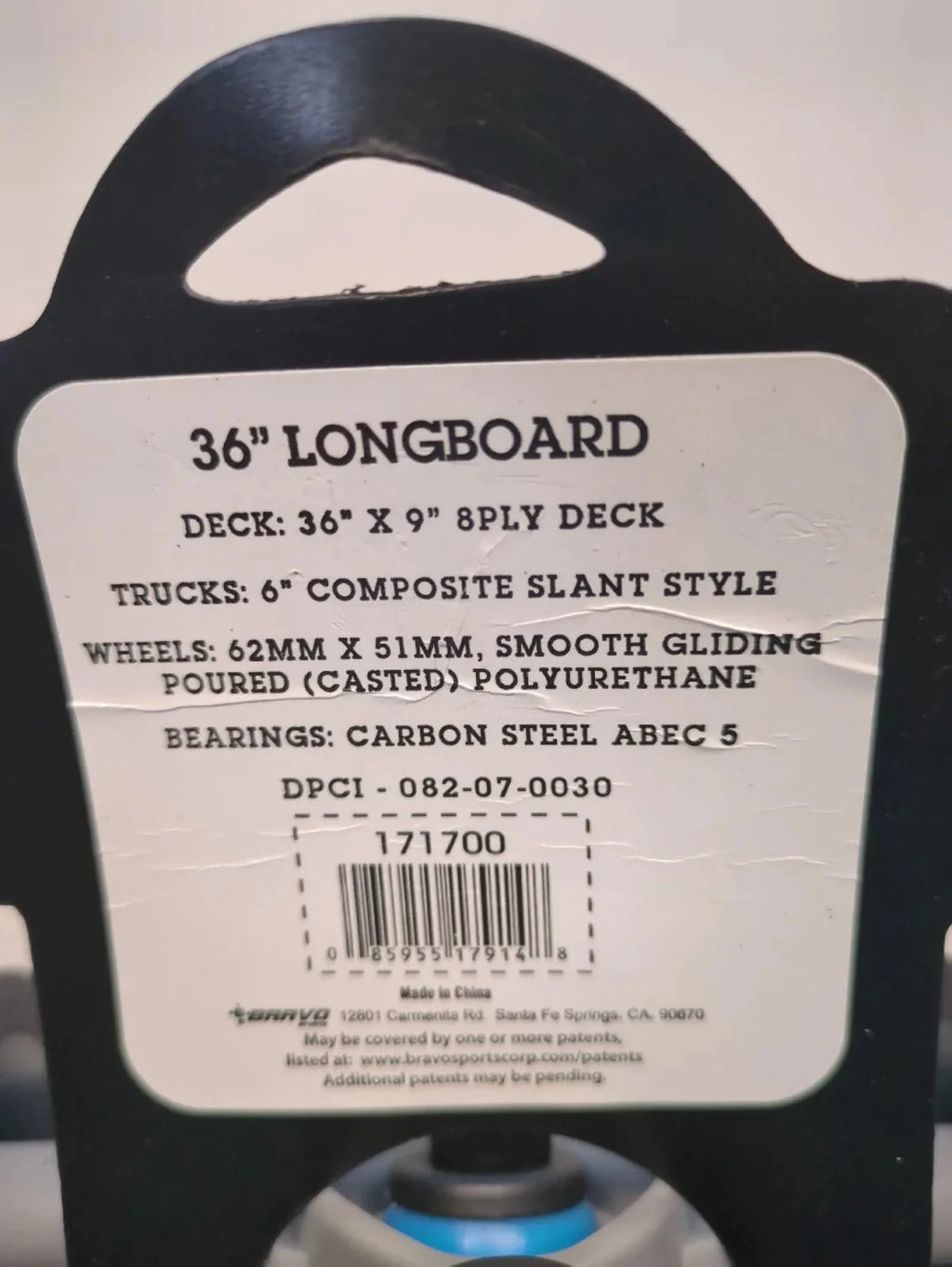 36'' Blue Longboard I584833