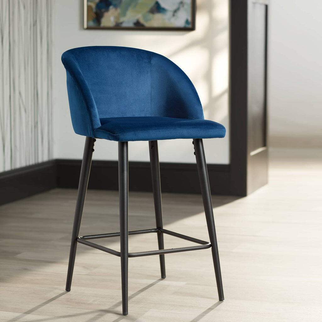 Blue Velvet Barstool H169549