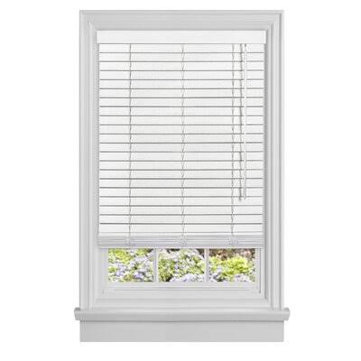White Faux Wood Venetian Blind E205